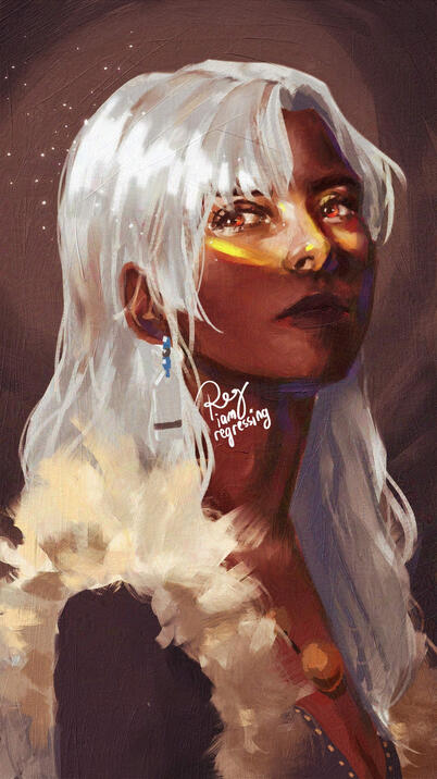 Rayne, 2026, Digital Commission for The Dance of Sun & Shadow written by Ash Leto.